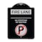 Signmission Fire Lane No Parking No Waiting W/ No Parking Heavy-Gauge Aluminum Sign, 24" x 18", BS-1824-24003 A-DES-BS-1824-24003 - alternate 1